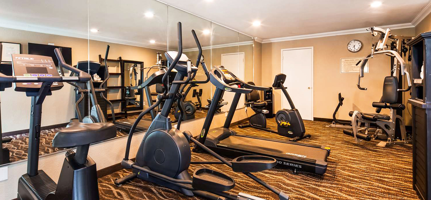 Get in shape at our on-site Fitness Center